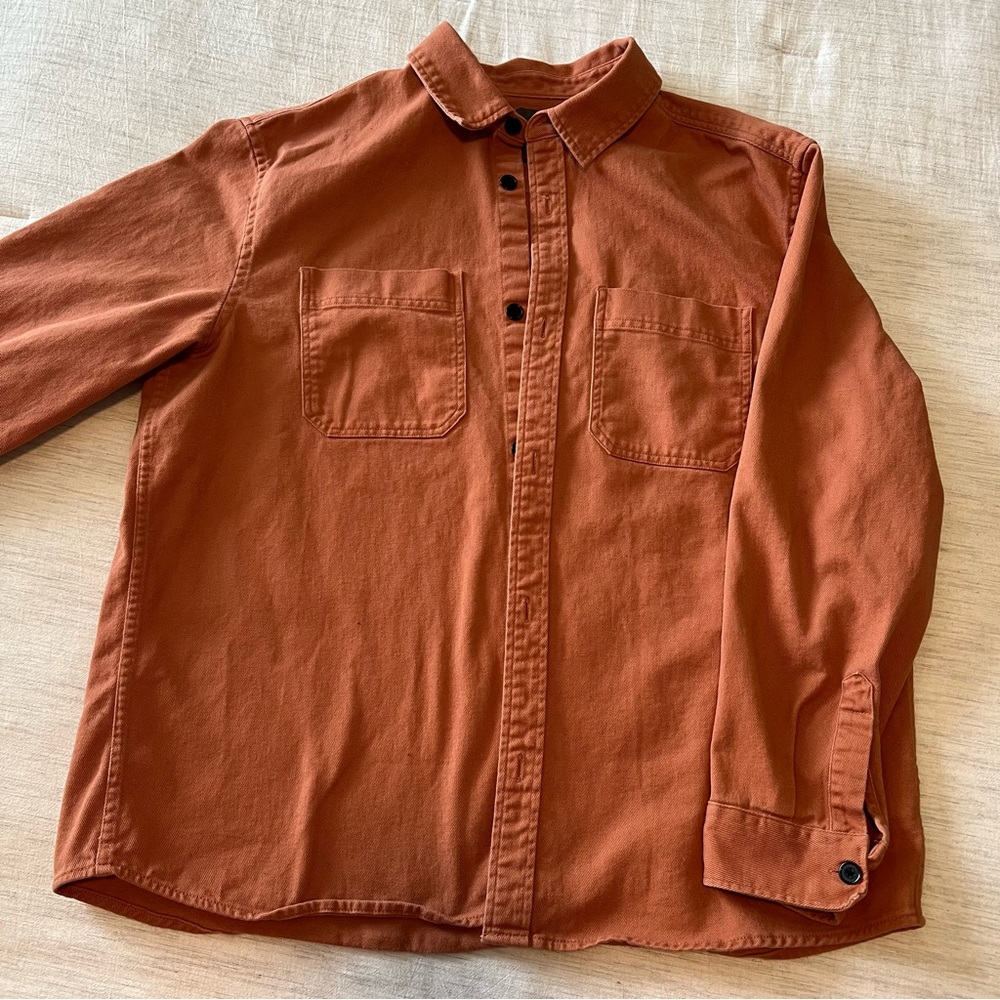 Men’s H&M XL Orange Jacket (denim material)